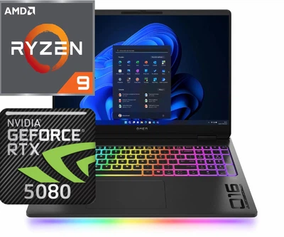 Ноутбук (2025) игровой HP Omen 16 Ryzen AI 9 HX 375/ 64GB/ 2TB+2TB/ RTX5080 / 16" 240Hz