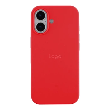 Чохол Silicone Case Full Size (AA) для iPhone 17 14.Red