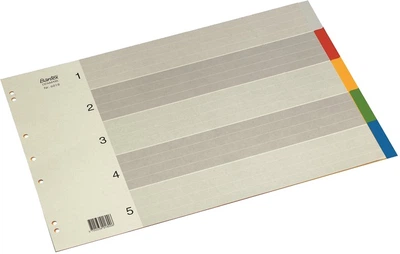 Zestaw przekładek Bantex Lyreco A3 5 części 100551624 (5702230058558)