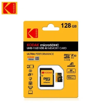 Карта памяти Kodak micro SD 128 Gb U3 A1 class 10