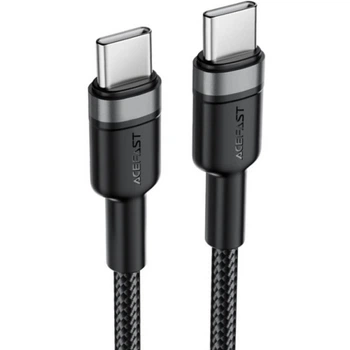 Кабель Acefast C22-03 USB 2.0 Type-C M-M 1.2 м 60W aluminum alloy Black (6974316285137)