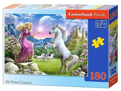 Пазли Castorland Мій друг Єдиноріг 180 ел (B-018024)