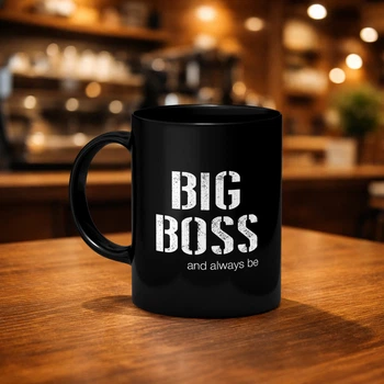 Чашка "BIG BOSS" 330 мл Чёрная