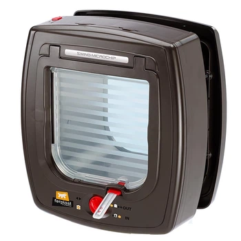 Дверца Ferplast Swing Microchip Brown для кошек с системой считывания микрочипов