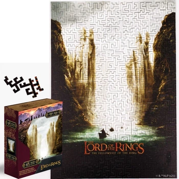 Деревянный фигурный пазл Woods Story Властелин Колец Lord Of The Rings Легенда Оживает A2