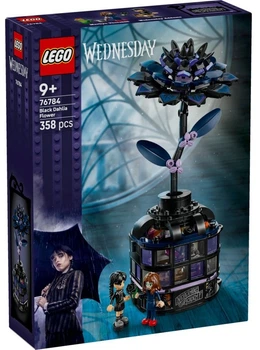 Конструктор LEGO Wednesday Квітка чорної жоржин 358 деталей (76784) (955555915391674) - Уцінка