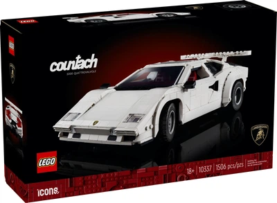 Конструктор LEGO Icons Lamborghini Countach 5000 Quattrovalvole 1506 елементів (10337) (955555915424152) - Уцінка