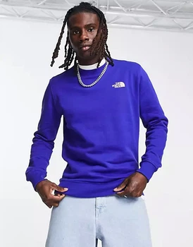 Кофта мужская свитшот The North Face Mountain Outline back print sweatshirt dark blue NF0A86XCO8V1 синий - L