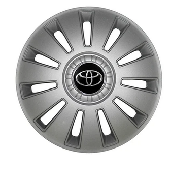 Ковпак колісний Toyota R16 Сріблястий Kenguru REX 4 шт