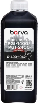 Чернила Barva для Canon PGI-1400/PGI-2400 Special Pigmented 1 л Black (C1400-1042)