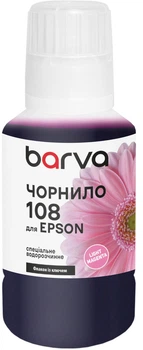 Чернила Barva для Epson 108 Special Water Soluble OneKey (1K) 140 мл Light Magenta (E108-1014)