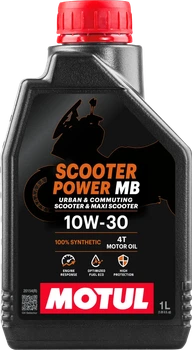 Моторное масло Motul Scooter Power 4T SAE 10W-30 MB 1 л (105936)