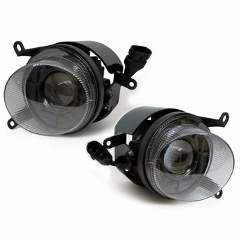 Світлодіодні лінзовані протитуманні фари LED для Mitsubishi Lanser X 2007-2011 штатні з роз'ємом (05445)