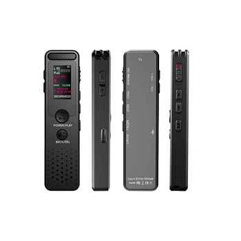 V69 Mini Voice Recorder OTG Функція 230mAh WAV 3072kbps HD запис MP3-плеєра Диктофон для лекцій/інтерв'ю