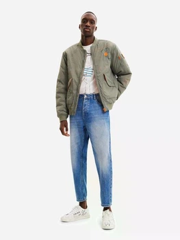 Бомбер чоловічий Desigual Зелений M KL0906