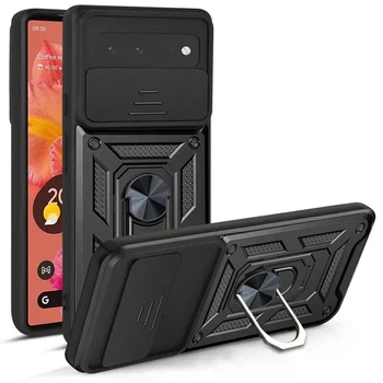 Протиударний броньований чохол із захистом камери для Google Pixel 6 Armor Case Keysion black