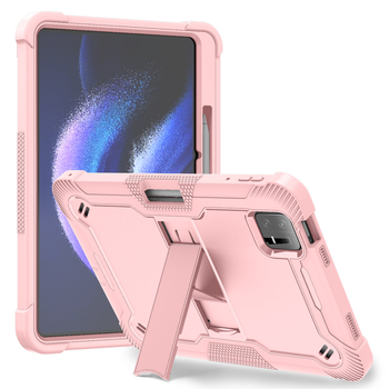 Противоударный чехол с подставкой Shockprof Capsule для планшета Xiaomi Pad 6 / Pad 6 Pro 11" 2023 (Розовый)