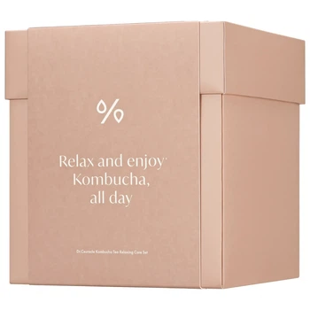 Веганський набір з екстрактом комбучі та чорного чаю Dr.Ceuracle Vegan Kombucha Tea Relaxing Care Set, 3 в 1