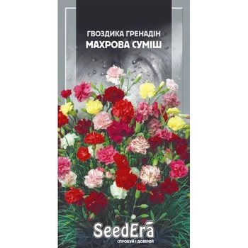 Насіння квітів Гвоздика садова Гренадін махрова суміш 0.3г