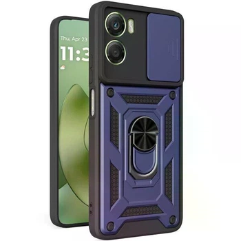 Протиударний броньований чохол із захистом камери для Motorola Moto G06 та G06 Power Armor Case Keysion blue