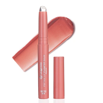 Помада-блиск для об'єму губ Bogenia Peptide Lip Plumper Balm (BG760), 006 Peachy Персикова