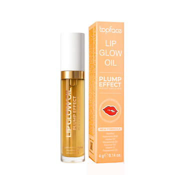 Олія для збільшення об'єму губ TopFace Lip Glow Oil Plump Effect, 4 г (PT216), 02 Citrus Цитрусовий аромат
