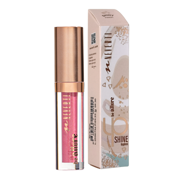 Блеск для губ Neverti Shine Lipgloss шиммерный 3 мл (NP803 ), 004 Glossy Vibe Розовый