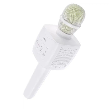 Бездротовий bluetooth караоке-мікрофон Hoco BK5 Cantando, білий