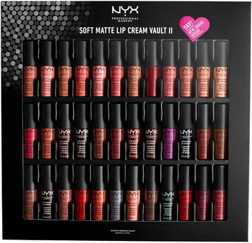 Набор жидких матовых помад NYX Liquid Suede Vault II 36 оттенков
