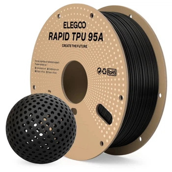 Філамент ELEGOO RAPID TPU95A Black 1KG 1.75mm, 1kg (50.203.0631)