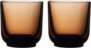 Набір склянок Fellow Pirch Cappuccino 2 х 190 мл Бурштинових (840228808688)