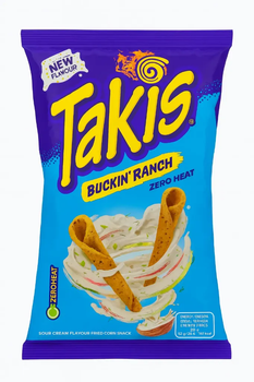 Чипси Takis Buckin’ Ranch Zero Heat зі смаком Sour Cream 100 г