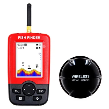 Эхолот беспроводной Fish Finder XJ-01 с цветным экраном