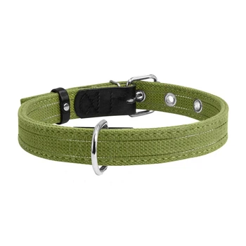 Ошейник для собак Collar хлопковая тесьма/двойной 25 мм х 41-53 см Брезент (6137 Col)