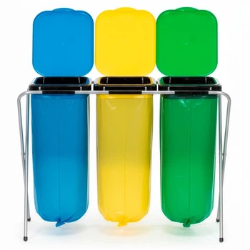 Stojak na worki do segregacji śmieci SPRINGOS HA1108 (5908455307284)