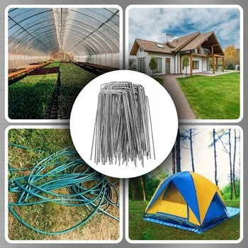 Скобы для крепления агроволокна и агроткани Parkside Ground Spikes 11 шт