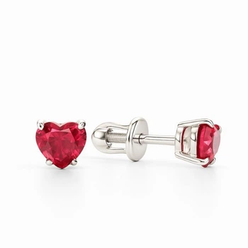 Сережки-пусети (гвоздики) срібні з фіанітами Silver Style (326318.55 sku:2300103939572)