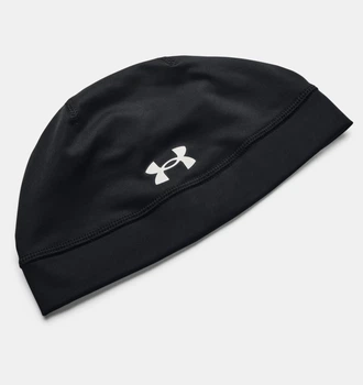UA Under Armour Storm Launch Beanie, чорна, спортивна бігова для тренування еластична андер армор шапка