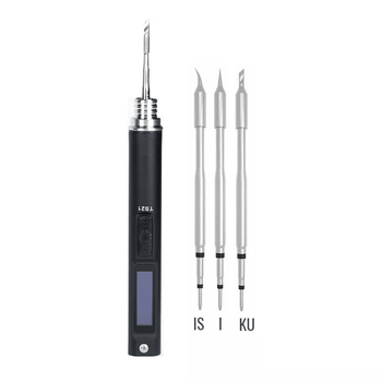 Паяльник Miniware TS21 питание USB Type-C + 3 жала типа С210 KU,IS,I - Без блока питания