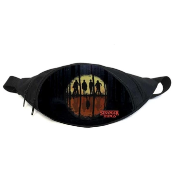 Сумка бананка Дуже дивні справи Stranger Things 06 Gear Bag чорна