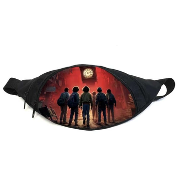 Поясная сумка бананка Очень странные дела Stranger Things 014 Gear Bag черная