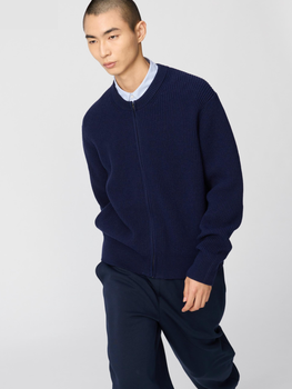 Кардиган Uniqlo розмір L темно синій (69) (479731)