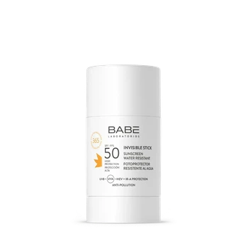 BABE Laboratorios (БАБЕ Лабораторіос) Invisible Stick SPF 50 – сонцезахисний прозорий стік для обличчя та тіла, 30 г