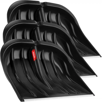 Лопата для снігу Kadax Monti без ручки Чорна 3 шт. (K3731)