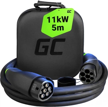 Кабель для зарядки електромобіля Green Cell EV Cable Type 2 11 кВт 5 м (EVKABGC03)