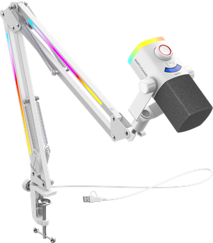 Мікрофон динамічний Fifine AM8PROTW USB/XLR White