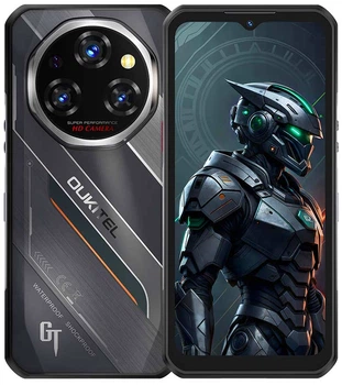 Мобільний захищений смартфон Oukitel WP62 (16+512GB, АКБ 11000 мАг) Black