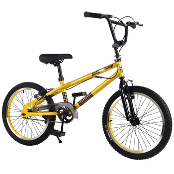 Двоколісний велосипед Tilly BMX 20' жовтий T-22061 yellow