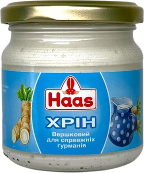 Хрен со сливками Haas 190 г (4001751064262)