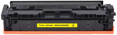 Тонер-картридж G&G сумісний аналог Canon 067H MF651Cw/MF655Cdw/MF657Cdw/LBP631Cw/LBP633Cdw Yellow (G&G-5103C002)